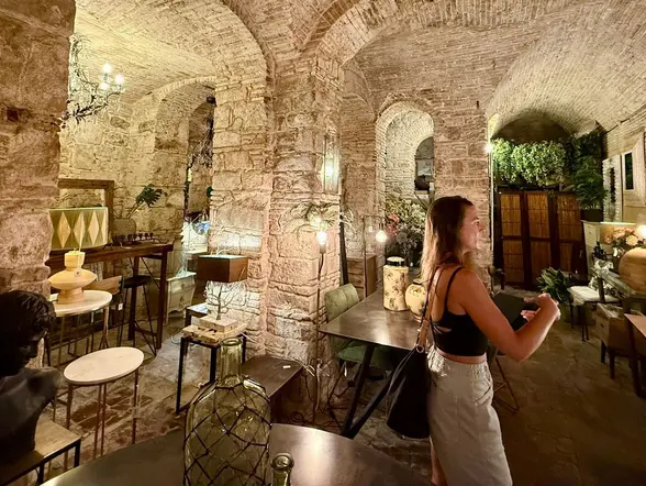 Interior de El Call en Barcelona