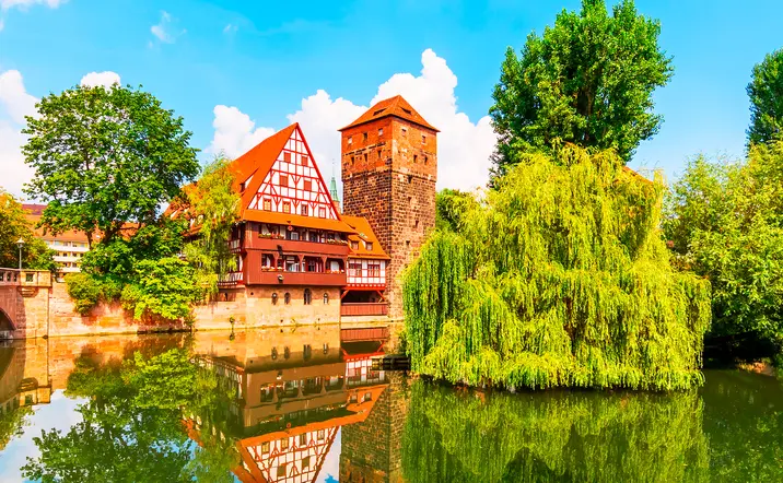 Panorámica Núremberg río Pegnitz - Free tour Núremberg
