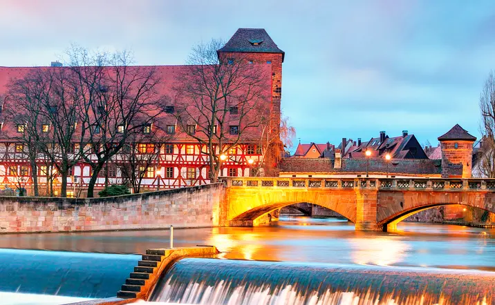 Vista panorámica Núremberg - Tour medieval