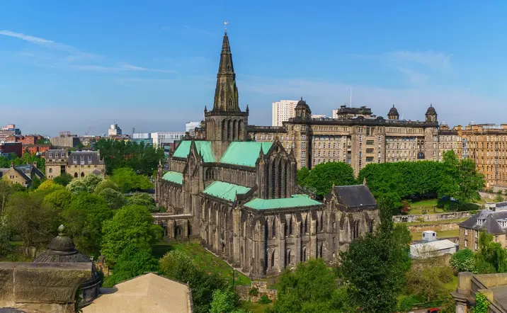 Vista panorámica de la Catedral de Glasgow - Buendía