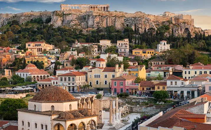 Panorámica de Atenas con la Acrópolis - Visita guiada por Atenas y la Acrópolis - Excursiones y Actividades en Atenas - Buendía