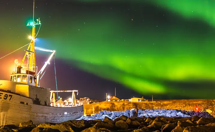 Auroras boreales en barco desde Reykjavik -  Excursiones y actividades, turismo activo - Buendía Islandia