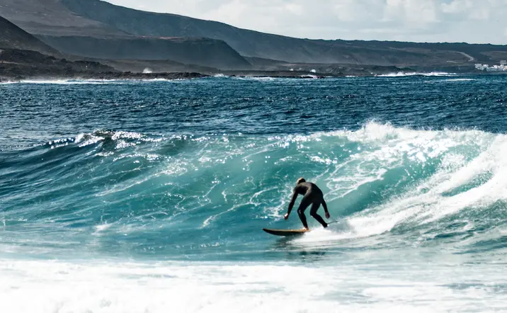 Clase de Surf en Caleta de Fuste