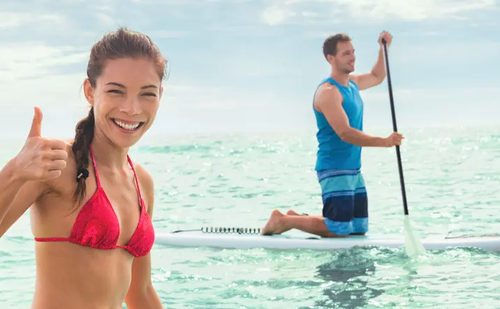 Paddle Surf en la laguna de la Isla de Lobos
