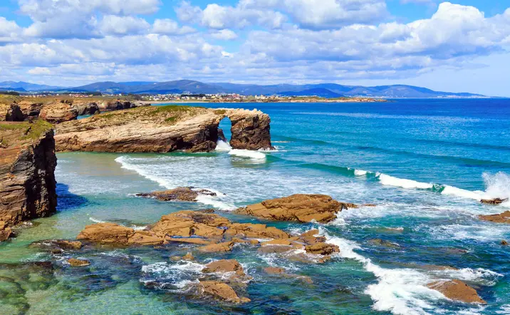 Excursión a la Playa de las Catedrales, Lugo y Ribadeo desde Santiago