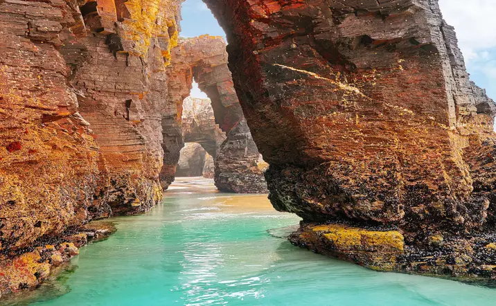 Excursión a la Playa de las Catedrales, Mariña Lucense y Tapia desde Santiago