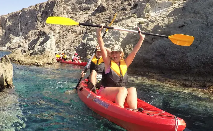 Ruta familiar en Kayak y snorkel por Cabo de Gata