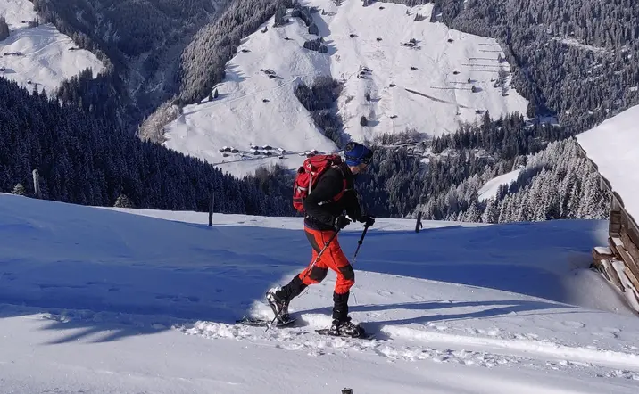 Ruta guiada en Raquetas de Nieve por el Puerto de San Isidro