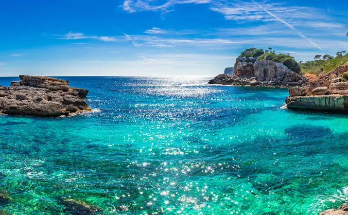 Excursión a Calas del Moro, S'Almunia y Llombards desde el sur