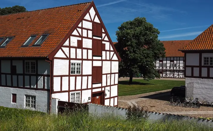 El antiguo castillo con entramado de madera de Aalborg enamora tanto a locales como a a turistas.