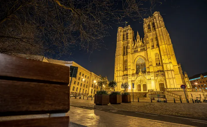 Imagen de la catedral de San Miguel en Bruselas