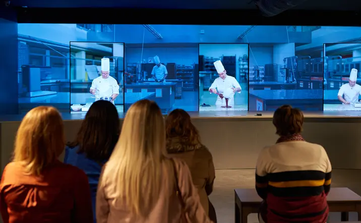 Degustación de los maestros chocolateros en el Museo Choco Story.